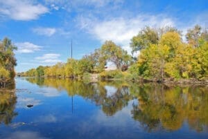 South Platte River in the Fall