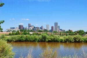 The South Platte River Flows Through Denver - by Tom Cotton