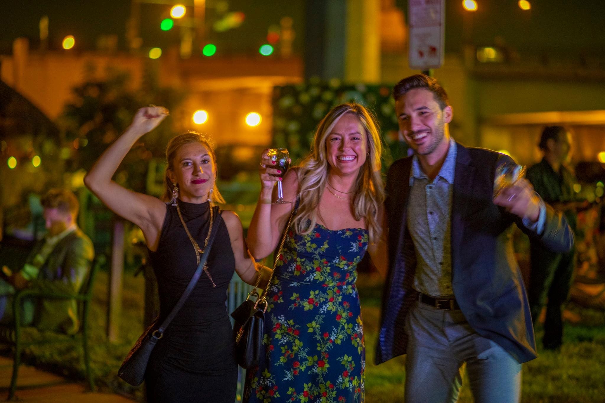 Gala on the Bridge attendees toast The Greenway Foundation's achievement