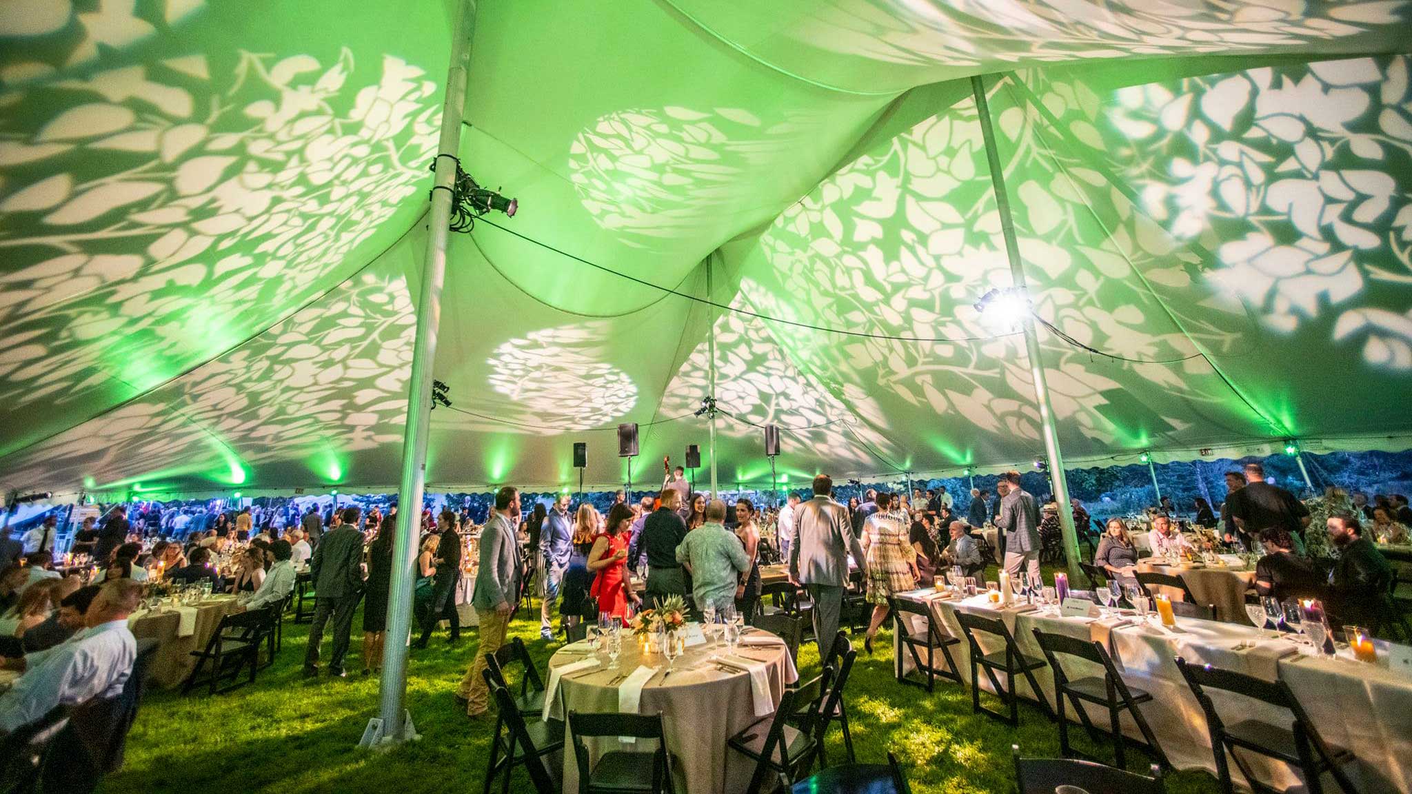 Gala on the Bridge guests enjoy dinner to celebrate The Greenway Foundation