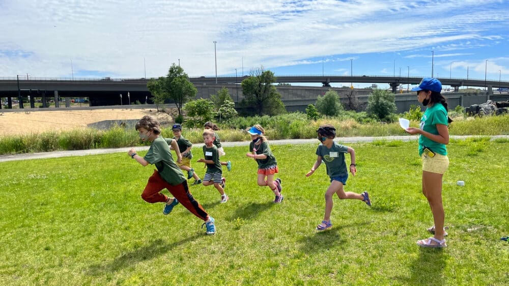 SPREE Campers race like river animals to compete in the Animal Olympics