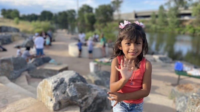 smile and wave at firepit _MOC campout 2022