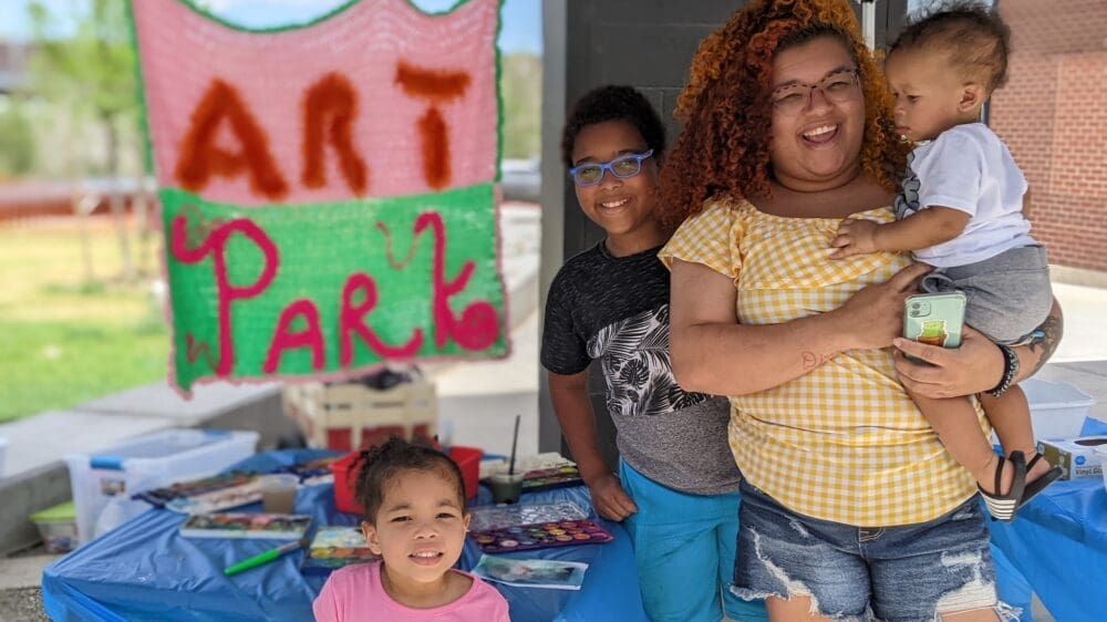 Family at Art on the River 2022