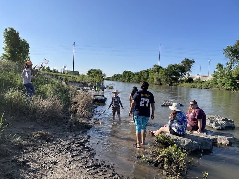 in the river_MOC Camp Out